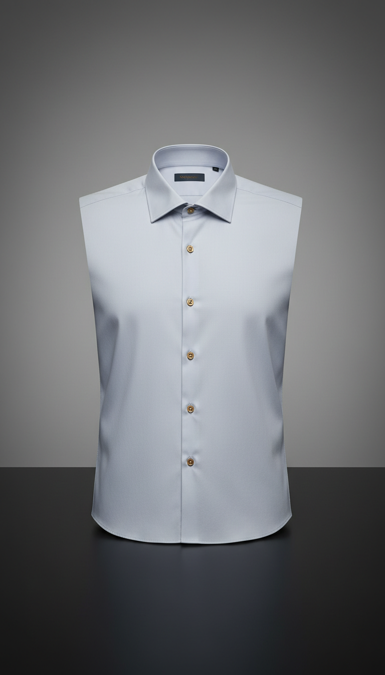 Pale Silver formal dress shirt